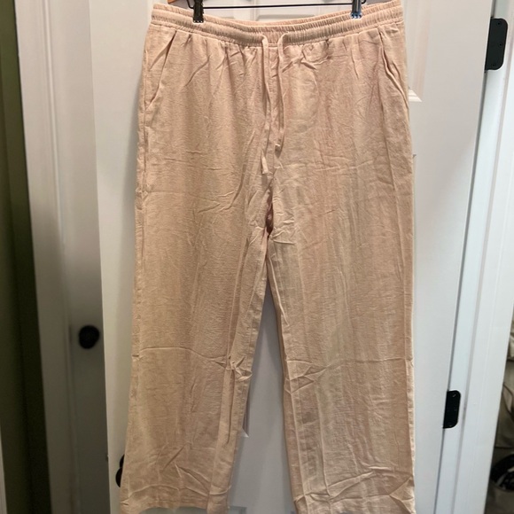 3/$19 NWT Wide leg linen pants - Picture 10 of 15